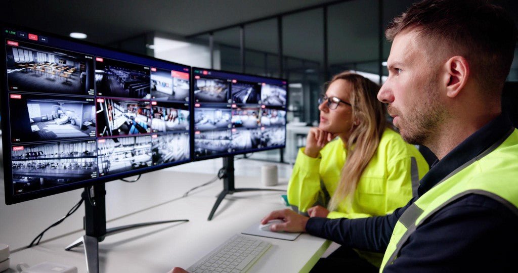 Supervision de vidéosurveillance professionnelle depuis un poste de contrôle