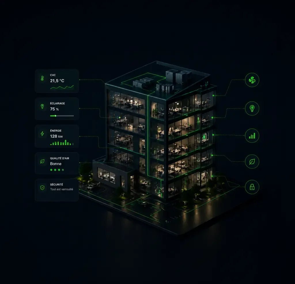 Système GTB connecté pour un bâtiment