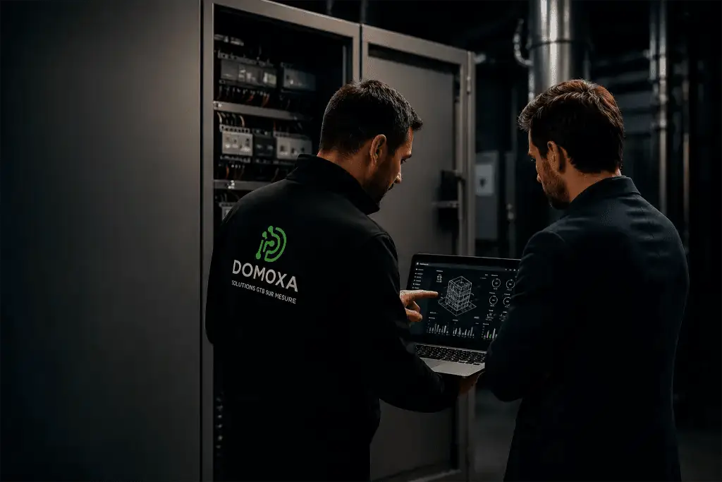 Techniciens Domoxa en intervention