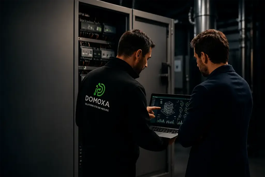 Techniciens Domoxa en intervention