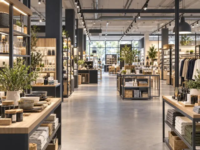 Espace de vente moderne et lumineux